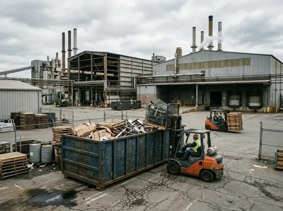 industrial-factory-scrap-conta-003 — frequently asked questions, Cheap Roll-off Dumpster Rentals in Buena Vista, MI